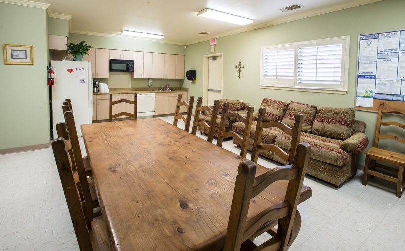 patients waiting in a community clinic waiting room